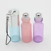 Mini 5ml Roll On Glass Bottles Pearl Color Fragrance Perfume Essential Oil Bottles With Stainless Steel Ball Roller Ttrfb