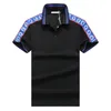 camisetas de grife Camisa polo Camisa de grife masculina T-shirt de verão streetwear manga curta camisas azuis 100 algodão camisa curtaAlta qualidade casual versátil masculino top XXXL #H1132