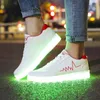 Sneakers Size 3041 Glowing for Children Boys Girls Luminous Shoes with Light Up Sole Kids Lighted Led Slippers USB Charged 230615