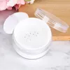 20g/50g Empty Travel Powder Case Clear Plastic Cosmetic Jar Make-up Loose Powder Box Case Container Holder with Sifter Lids and Powder Nvrv