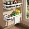 Pot Racks Kitchen Hanging Storage Rack Shelf Towel Sponge Drain Organizer Alumimum Sink Basket Bathroom Shampoo Holder 230615