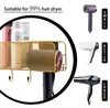 Bathroom Shelves Hair Dryer Holder Wall Mounted Organizer Spiral Stand Rack Aluminum Shelf Storage Accessory 230616