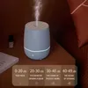 Humidificateurs dans diffuseur d'arôme humidificateur d'air 200ml USB diffuseurs d'aromathérapie à domicile avec veilleuse-coton-tige requis