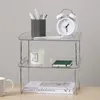 Mensole da bagno Scaffale da scrivania Multifunzionale Cosmetic Storage Dressing Table Può essere sovrapposto Organizzatore di articoli vari multistrato 230615