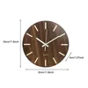 Wall Clocks 4cvss Easy To Read Quartz Bedroom Non Ticking Home Decor Silent Living Room Wooden Luminous Clock Glow In Dark Hallway