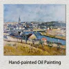 Canvas Art Paul Cezanne Painting Ile de France Landscape 1 ручная работа