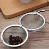 Stainless Steel Tea Pot Infuser Sphere Locking Spice Tea Ball Strainer Mesh Infusers Strainers Filter Infusor Tool FY3573 0116