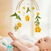 Rattles Mobiles Baby Bed Toy Rattle 012 Months Wool Ball Bell Bee Animals Shape born Crib Mobile Beads For Gift 230615