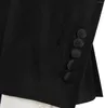 Garnitury męskie 2023 Męskie 2 -częściowe garnitur Slim Fit One Button Solid Formal Wedding Tux Spods Evening Party (Spodnie kurtki) Kostium