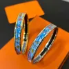 Bangle Designer 2023 New Arrival Fashion S925 Rabbit 18K Enel Printing Finger Cuff Bracelet Women Lady Party Luxury Brand Jewelry Gift TL2W