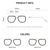 Sonnenbrille CAPONI Herrenbrille Pochromic Grey Anti Blue Light Computerbrille unterstützt verschreibungspflichtige Brillen mit klaren Gläsern BSF6618 230615