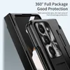 Armor robusta fall för Samsung Galaxy Fold 5 Case Pen Pen Slot Stand Hinge Protective Film Screen Cover