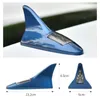 Neue Solar Energie Auto Shark Fin Led Licht Warnung Licht Auto Radio Signal Antennen Dach Antennen Fahr Sicherheit Licht Universal