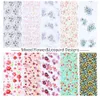 2020 Mix Styles Nail Art Holografische Folie Sticker Water Transfer Stickers voor Nagels Flower Series Nail Art Decals