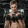 Gants de sport Veidoorn Gym professionnelle antidérapante avec ceinture longue protégeant le poignet Respirant Fitness Haltérophilie 1 paire 230616