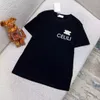 Nova camiseta de tsshirt feminino de feminina de verão 100% algodão de algodão de alta qualidade respirável camiseta casual letra de algodão puro impressão de luxo camiseta feminina tee