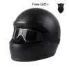 Casques de moto Casque intégral de course personnalisé Capacete De Moto Riding Cascos S M L XL XXL Noir mat