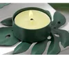 Metal Turtle Leaf Forme Candlelight Dinner Props Decorative Tea Light Stand Candlestick Holder Metal Candle Holder