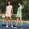 LL Women's Yoga Suit Designer Sports Canotta Cold Quick Dry Sport T-shirt da tennis in ghiaccio morbido allentato Choseyoga