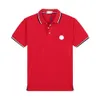 Designer heren Basic zakelijke polo's T-shirt mode frankrijk merk Heren T-shirts geborduurde polo's armbanden letter Badges poloshirt korte broek maat M-XXL GSSZ