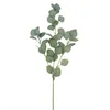 Dekorativa blommor 93 cm Artificial Plant Eucalyptus Bröllop Hemdekoration Grön gren Bambuskuulering