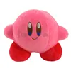 Śliczne kreskówkowe zabawki do gry nadziewane zabawki Kirby Blue Pink Orange Green 6 Styles Kirby Plushies Dolls 15 cm