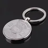 Party Supplies Mini 50 year perpetual calendar men's and women's universal key chain unique metal car key ring JN16