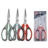 New Multifunctional Stainless Steel Household Scissors Barbecue Kitchen Food Scissors Wholesale