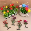 10pcs / Set Creative Grass Flower Coils Clips For Girls Bean Sprout Hairpin Party Fair Hair Decoration pour femmes Headswear