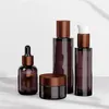 Spot PETG 30ml dropper skin care product bottle 50ml 120ml set lotion bottle 50g face cream thick wall cosmetic jars Axhka