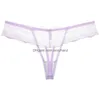 Women'S G-Strings Sexy Low Waist G String Lace Panties Briefs See Through Woman Underwears Panty Lingerie Thongs Women Clothing Drop Dhnux