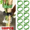 Novos 100/1 pçs clipes de suporte de planta reutilizáveis fivela de fixação de enxerto com efeito de estufa suporte de clipe de tomate vegetal acessórios de jardinagem para plantas