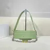 Топы качественные роскошные дизайнеры сумки сумочки на плечах сумки багет модный стиль женская цепная сумка изысканный цвет соответствует 17 цветам