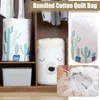 Storage Bags Cartoon Bear Collapsible Bag Transparent Toys Baby Organizers Blanket Basket Clothes Suitcases Travel Z3T1