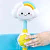 Bath Toys Baby Bath Toys Cloud wanna prysznic łazienka dysza ssąca kubek składany kran Dziecięce zabawki kąpiel