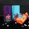 New 10pcs Halloween Candy Bags Cute Gift Bag Trick or Treat Kids Gift Pumpkin Bat Candy Boxes Halloween Party Decoration Supplies