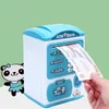 Storage Boxes Bins Piggy Bank Children's Electronic Cash Box Password Safe Smart Fingerprint Piggy Bank Automatic Banking Children's Gift Money Box 230615