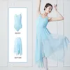 Stage Wear Elegant Women Dance Leotard Pleated V-neck Bodysuit Irregular Mesh Skirt Training Gymnastics Skating Ballerina Bailarinas Mujer