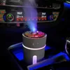 Luftbefeuchter, kabelloser Auto-Luftbefeuchter mit buntem Nachtlicht, 360 ml, Lufterfrischer, Aroma-Diffusor für Zuhause