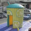 Stand gonflable de stand de limonade de SAYOK cabine de billet extérieure cabine gonflable de chariot de limonade avec le ventilateur pour des publicités d'événements