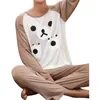 Roupa de dormir masculina Conjunto de pijama de outono de desenhos animados de manga comprida para casa Roupa de dormir de verão para meninos Roupa de dormir infantil Pijama de primavera Roupa de dormir