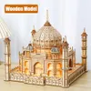 3D Bulmacalar 3D Ahşap Bulmaca Evi Kraliyet Kalesi Taj Mahal Çocuklar İçin Hafif Montaj Oyuncaklı Yetişkin DIY Model Kitleri Hediyeler İçin Dekorasyon 230616