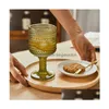 Wijn Glazen Europese Reliëf Kleur Goblet Sap Cup Restaurant El Creatieve Ijs Champagne Mok Drop Levering Thuis Tuin Kitch Dhu2C