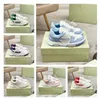 Fashion casual shoes for outdoor wear, white shoes, designer women's sports shoes, mixed color lace up luxury flat shoes, men's spring and autumn walking shoes, sizes 35-46