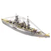 Rompecabezas 3D Piececool Metal Puzzle Model Building Kits Nagato Class Battleship Jigsaw Toy Regalos de cumpleaños de Navidad para adultos Niños 230616