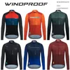 Wielrenshirts Tops RAUDAX heren winddicht fietsjack Team Roupa Ciclismo Masculino winddicht lange mouw wielerkleding lichtgewicht 230616