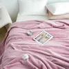Dekens Zachte deken op het bed Fleece voor bank Deken voor effen geverfd R230617