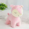 Plush Dolls 1pc 28cm Cartoon Deer plush toy soft animal stuffed doll home decor kawaii Lovely gift flower Child girl Valentines Day good 230617