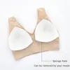 Yoga Outfit Plus Size Bras For Women Seamless Bra Wire Free Ladies Comfort Underwear Push Up Gather Brassiere With Pads Sport