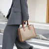 Designer luxe dames schoudertas leer retro veelzijdig commuter crossbody tassen handtas mode multi compartiment grote capaciteit